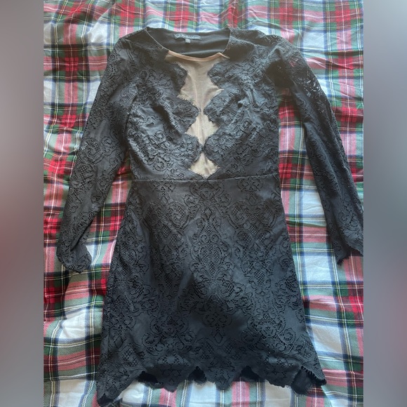 For Love And Lemons Dresses & Skirts - for love and lemons black lace mini formal dress